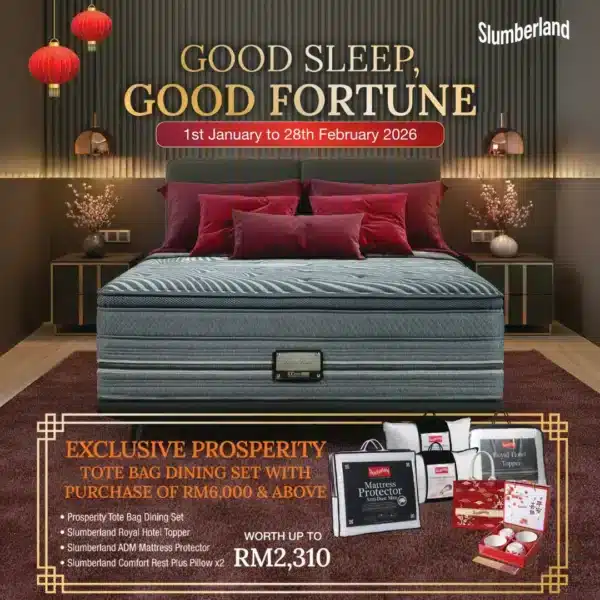 [NOT FOR SALE] Slumberland Good Sleep Good Fortune 2026 Free Gift Set [Tier 2]